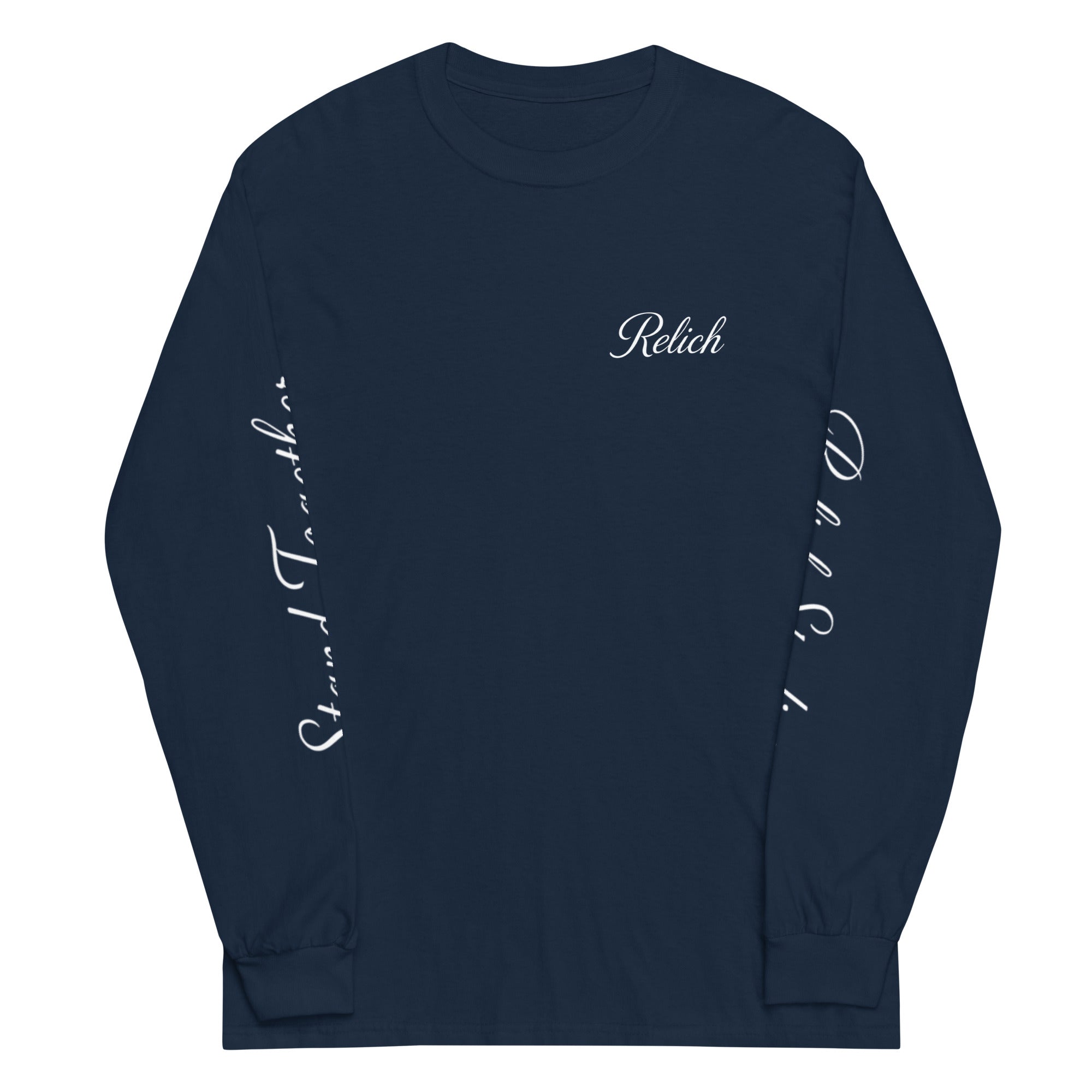 STAY REAL LONGSLEEVE TEE NAVY BLUE